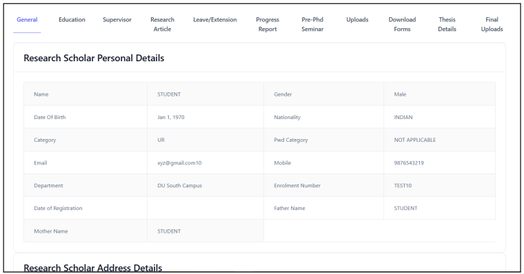 Student dashboard 1